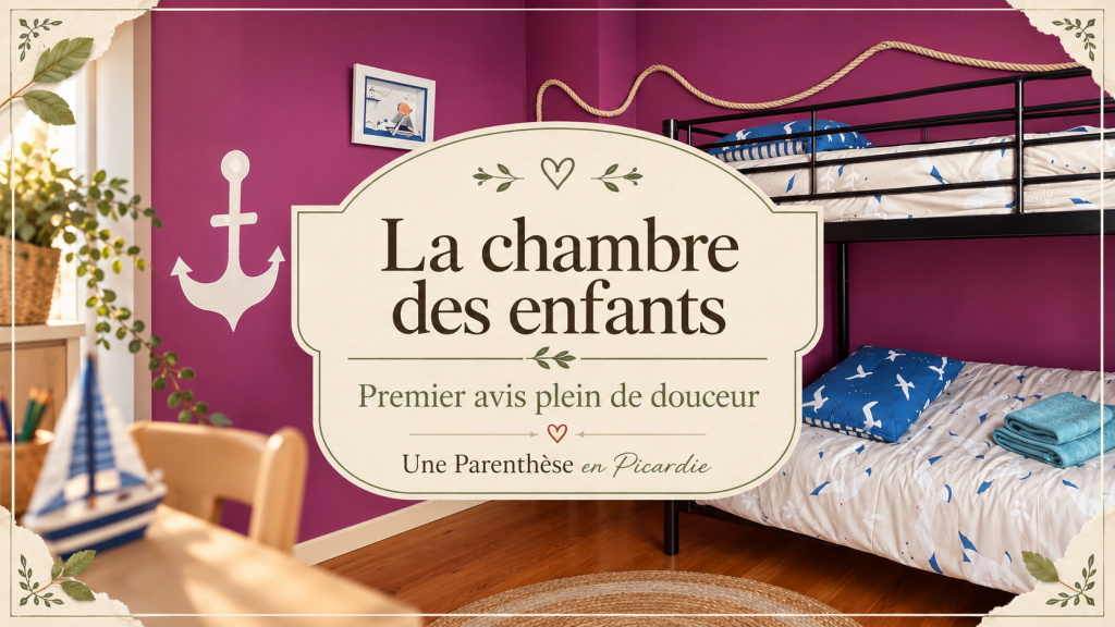 Premier avis voyageur pour la chambre des enfants à Dargnies